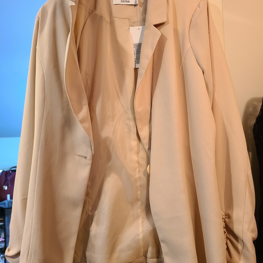 Cream blazer